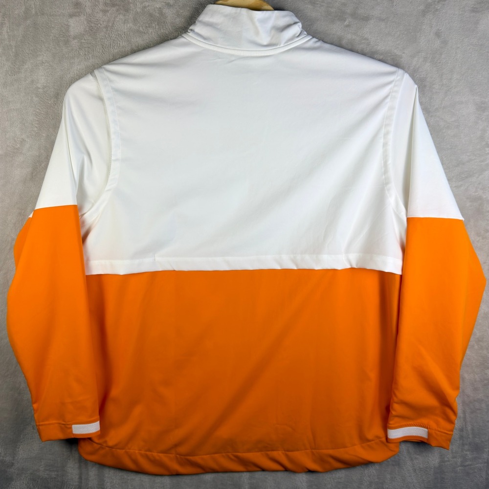 Nike Tennessee Volunteers Windbreaker Jacket Mens XL White Orange On-Field - Picture 8 of 8